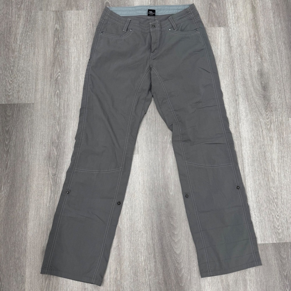 Kuhl Legendary Women's Gray Hiking Pants Outdoor Camping Work Casual Size 10 Reg